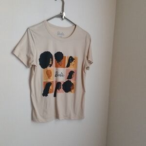 Barbie Tops Women S Multicolor With Logo Tee Shirt Casual Academia